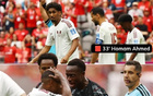 创历史，卡塔尔是世界杯史上第一支单场吃两红的亚足联球队